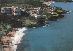Maui Inter-Continental Wailea Resort, Aerial View Postcard