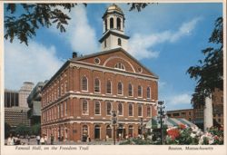 Faneuil Hall, on the Freedom Trail Postcard
