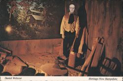 Daniel Webster Aging Figure, Heritage New Hampshire Postcard