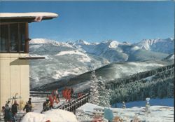 Vail Mountain Ski Area, Colorado - Gore Range Peaks Postcard