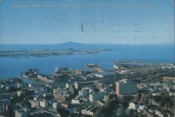 Auckland from the Air, Hotel Intercontinental, Rangitoto Postcard