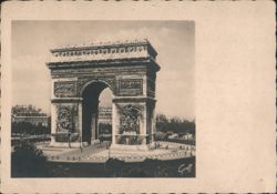 Arc de Triomphe, Paris Postcard