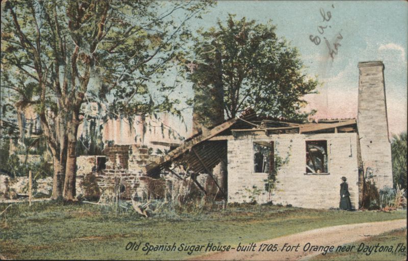 Old Spanish Sugar House, built 1705, Fort Orange Daytona Beach Florida