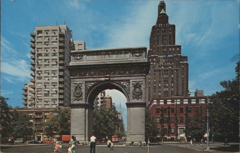 Washington Arch in Washington Square Park, New York City