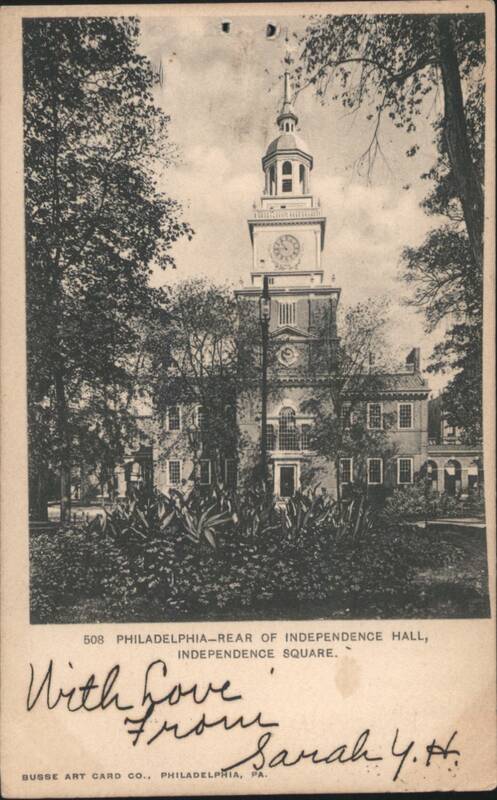 Rear of Independence Hall, Independence Square Philadelphia Pennsylvania