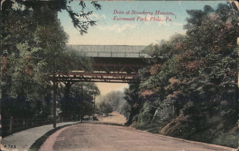 Drive at Strawberry Mansion, Fairmount Park Philadelphia Pennsylvania