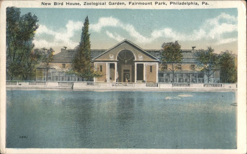 New Bird House, Zoological Garden, Fairmount Park, Philadelphia Pennsylvania