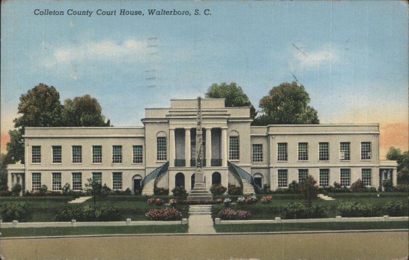 Colleton County Court House, Walterboro, S. C. South Carolina