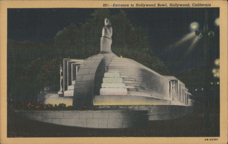 Entrance to Hollywood Bowl, Hollywood, CA California