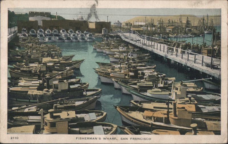 Fisherman's Wharf, Fishing Boats, San Francisco California