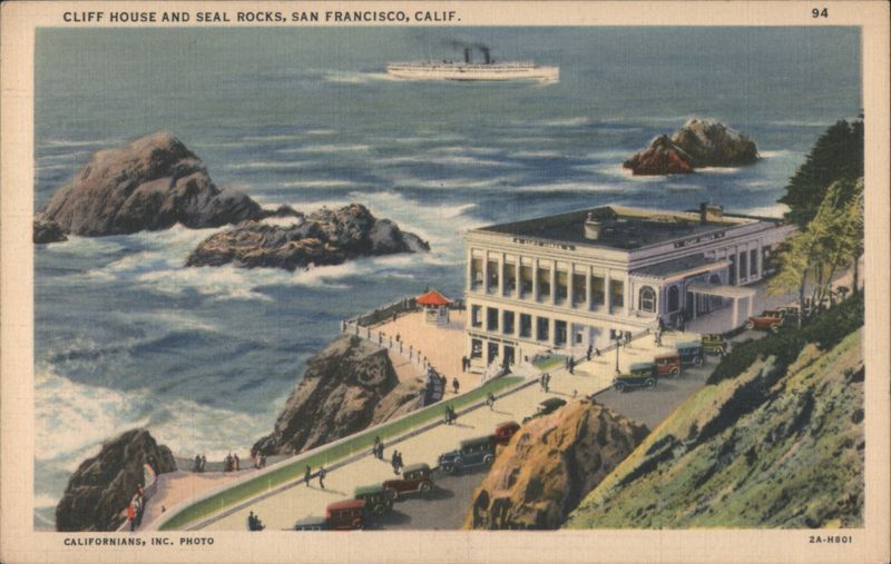 Cliff House and Seal Rocks San Francisco California