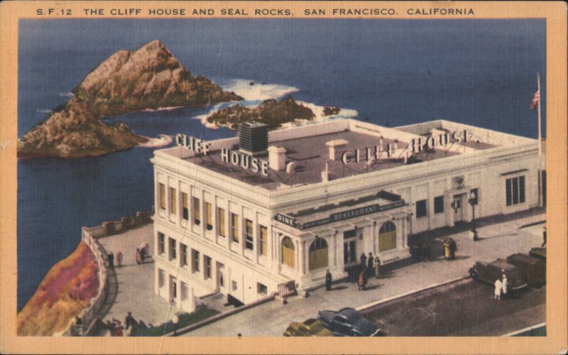 The Cliff House and Seal Rocks San Francisco California
