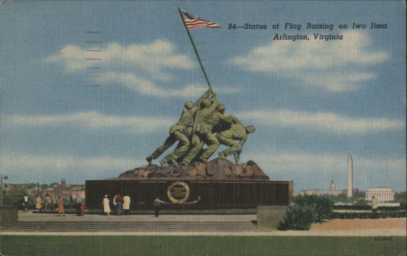 Statue of Flag Raising on Iwo Jima, Arlington, Virginia
