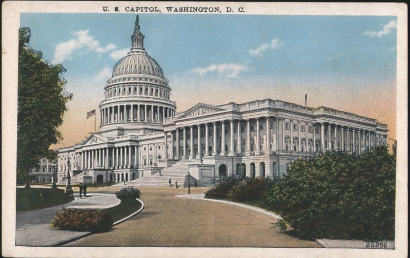 U. S. Capitol, Washington, D. C. District of Columbia