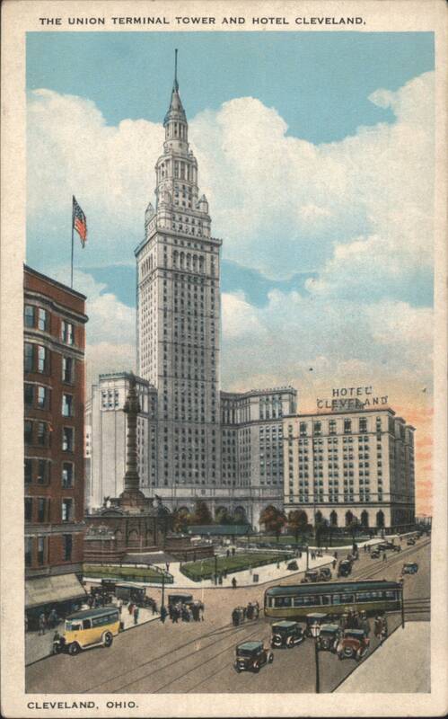 Union Terminal Tower & Hotel Cleveland, Public Square Ohio