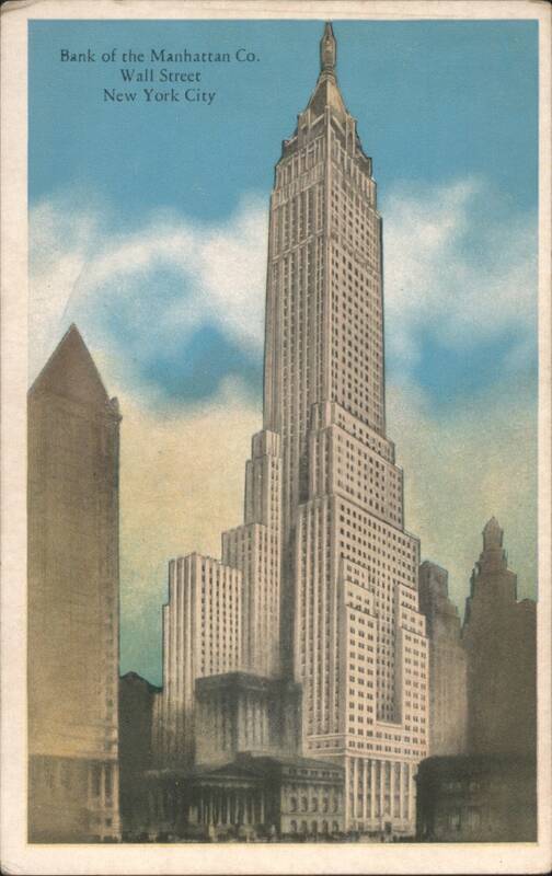 Bank of the Manhattan Co. Wall Street, New York City