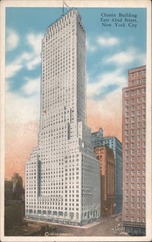 Chanin Building, East 42nd Street New York Irving Underhill