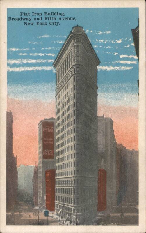 Flat Iron Building, Broadway & Fifth Avenue, New York City