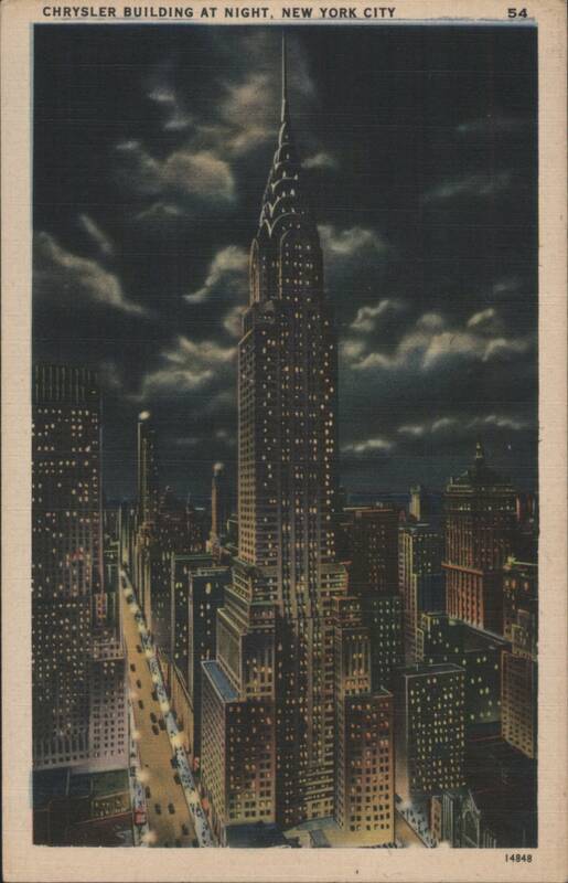 Chrysler Building at Night, New York City