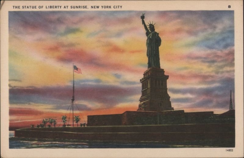 Statue of Liberty at Sunrise, New York City