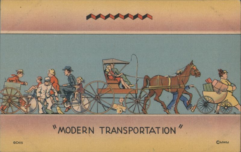 Modern Transportation Comic, Funny