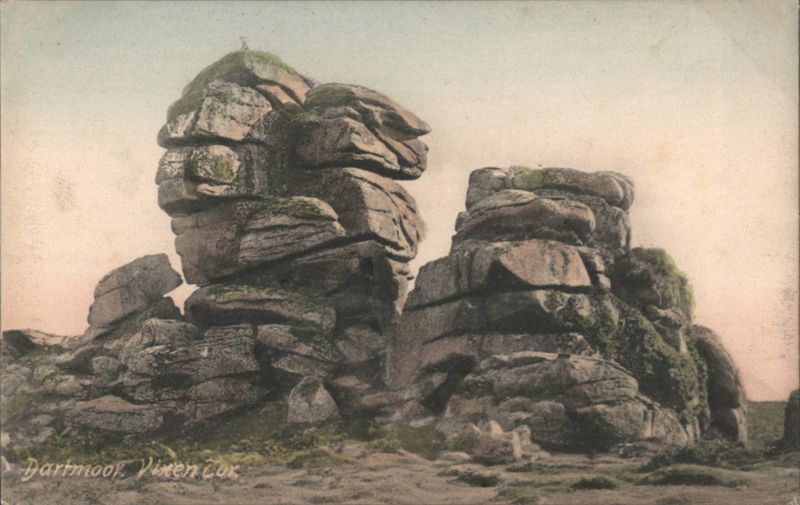Dartmoor Vixen Tor Rock Formations United Kingdom