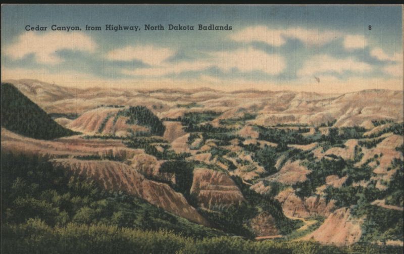 Cedar Canyon, North Dakota Badlands