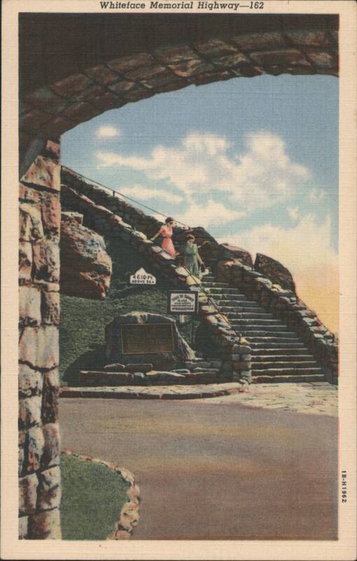 Whiteface Memorial Highway, Stairs to Mountain Top Lake Placid New York