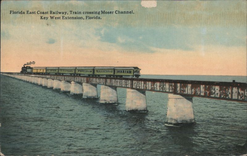 Florida East Coast Railway Train, Moser Channel, Key West