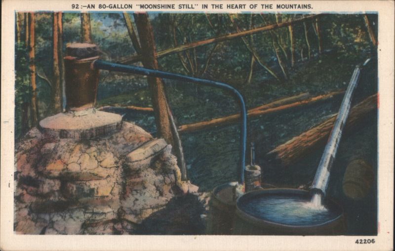 80-Gallon Moonshine Still in the Heart of the Mountains