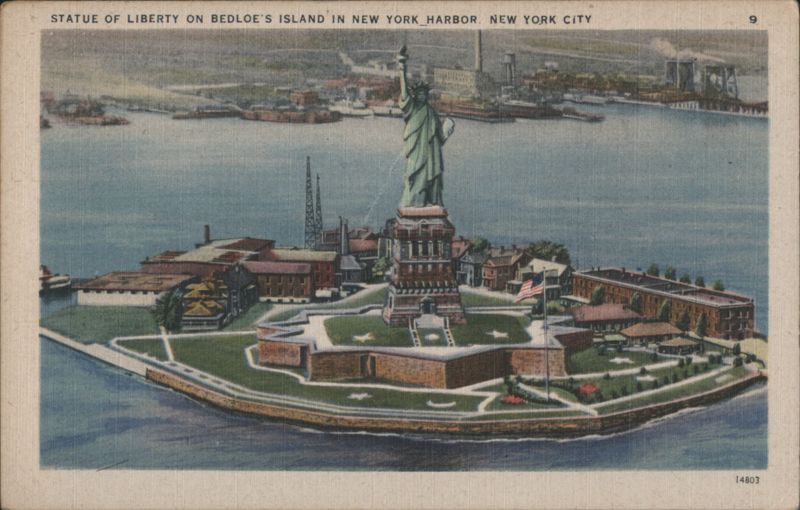 Statue of Liberty, Bedloe's Island, New York Harbor New York City