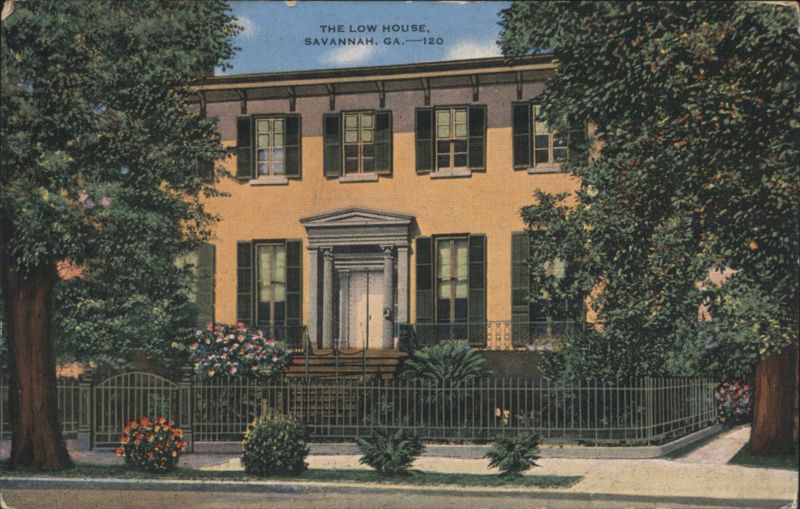 The Low House, Juliette Low, Girl Scouts Headquarters Savannah Georgia