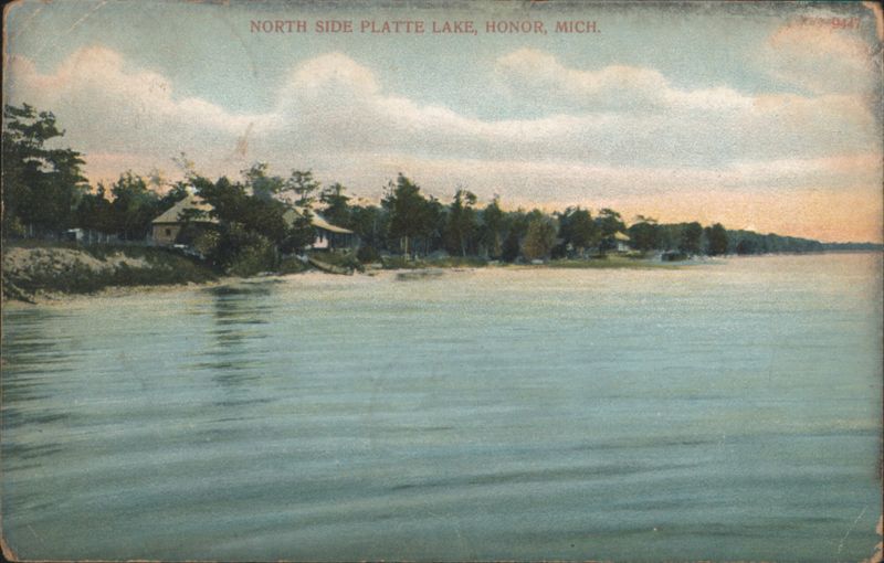 North Side Platte Lake, Honor, Michigan