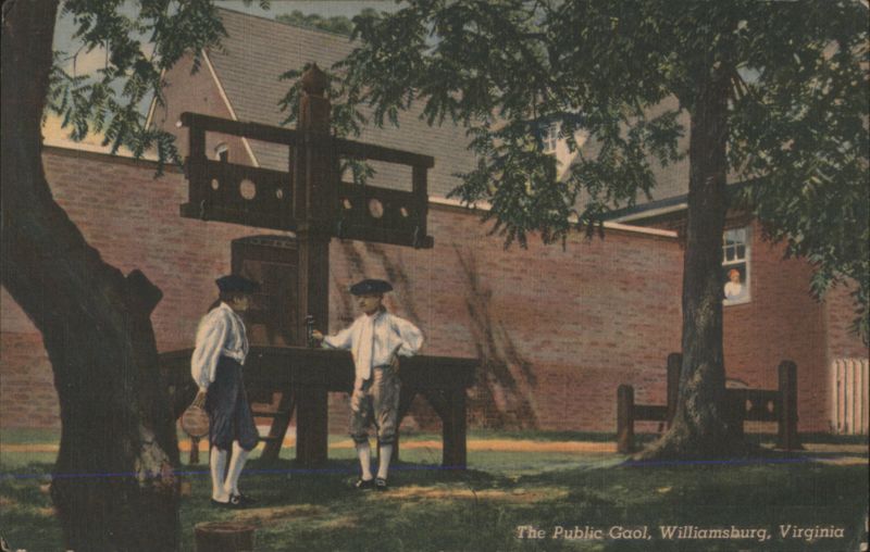 The Public Gaol, Williamsburg, Virginia