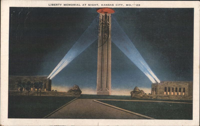 Liberty Memorial at Night, Kansas City, MO Missouri