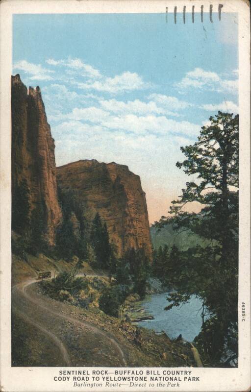 Sentinel Rock, Cody Road to Yellowstone National Park Wyoming