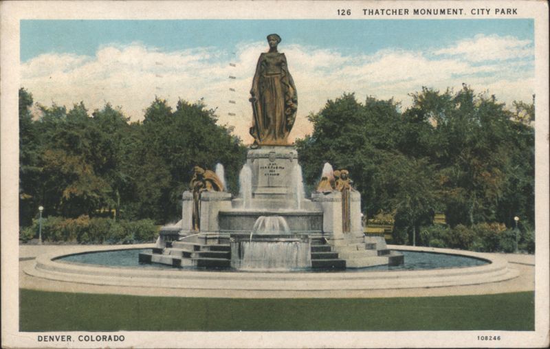 Thatcher Monument, City Park, Denver, CO Colorado Lorado Taft