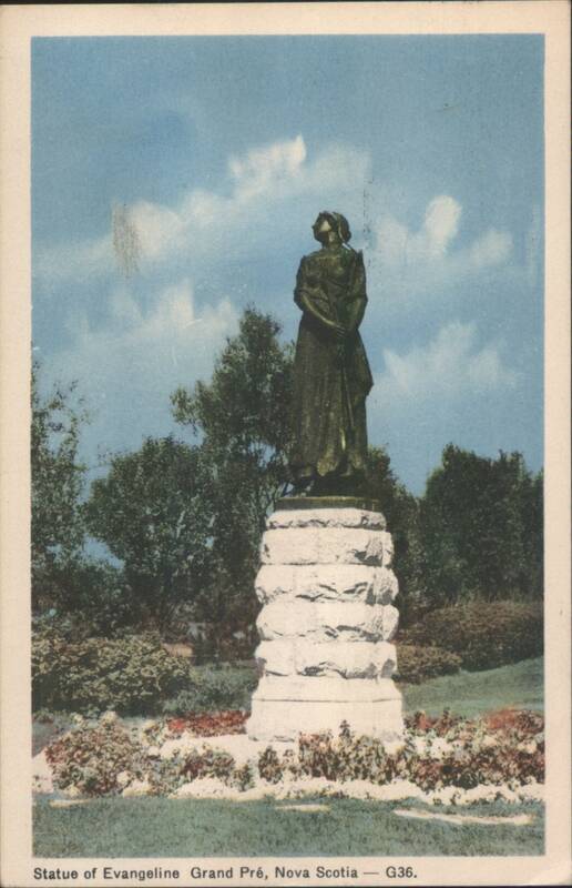 Statue of Evangeline, Grand Pré, Nova Scotia NS Canada