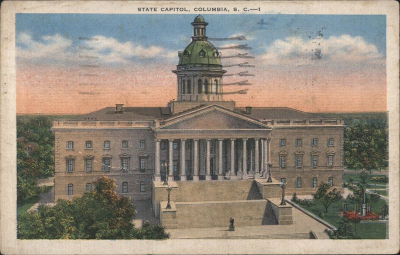 State Capitol, Columbia, S. C. South Carolina Sargeant