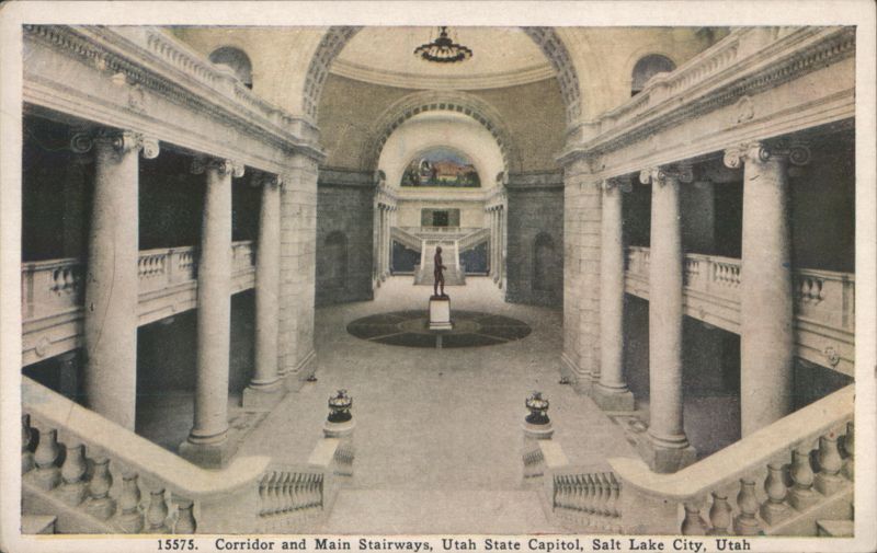 Utah State Capitol Corridor & Main Stairways, Salt Lake City