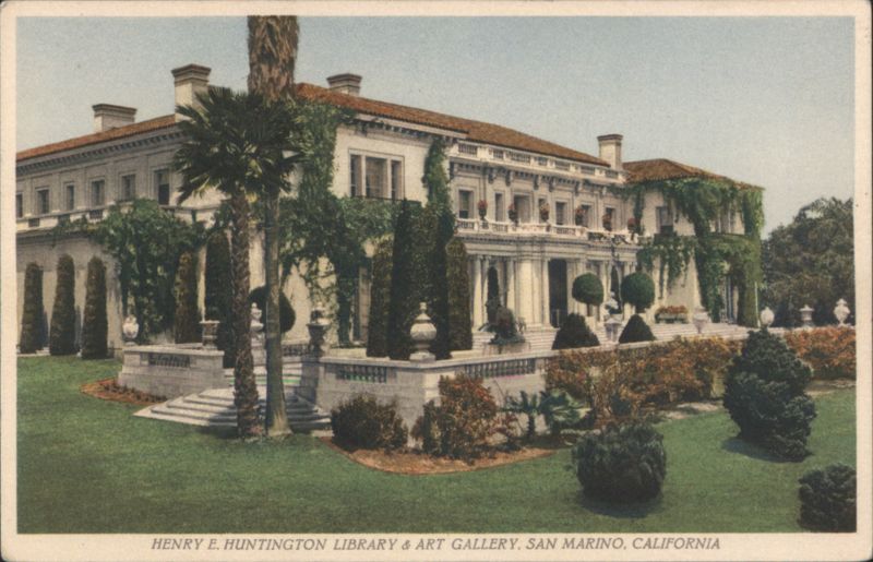 Henry E. Huntington Library & Art Gallery, San Marino California