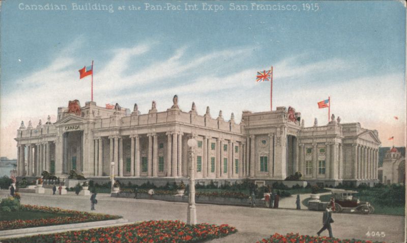 Canadian Building, Pan-Pac Int Expo, San Francisco, 1915 California