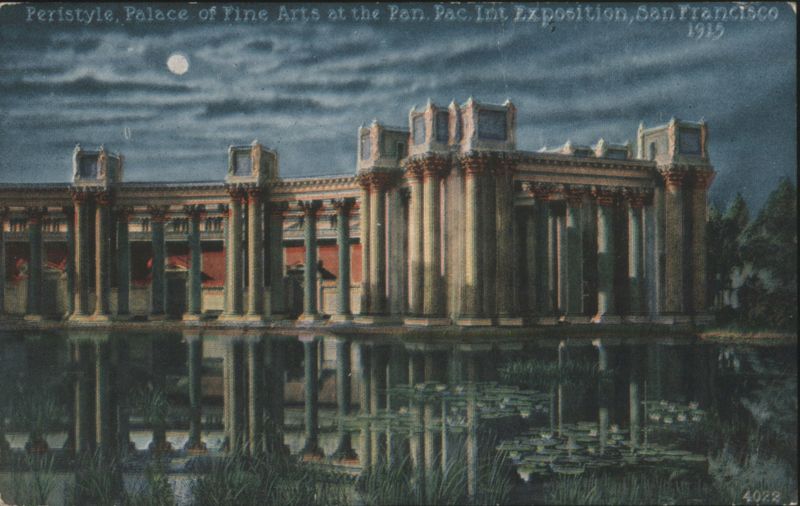 Peristyle, Palace of Fine Arts, Pan-Pac. Int. Exposition San Francisco California