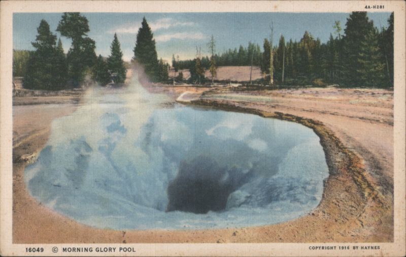 Morning Glory Pool, Yellowstone Park Yellowstone National Park Wyoming