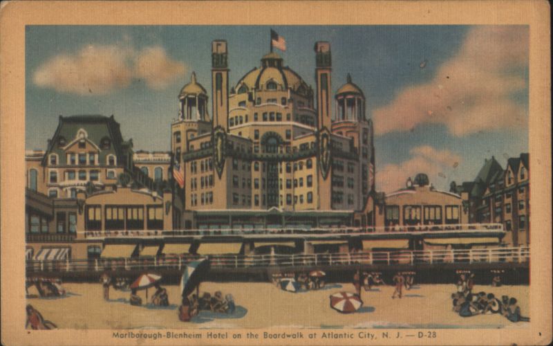 Marlborough-Blenheim Hotel on the Boardwalk Atlantic City New Jersey
