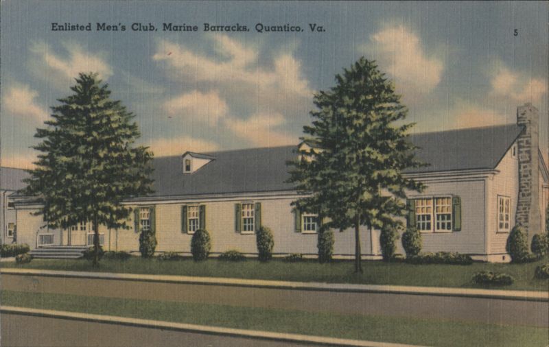Enlisted Men's Club, Marine Barracks, Quantico, VA Virginia