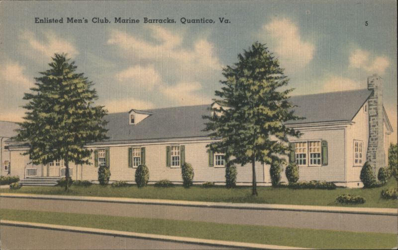 Enlisted Men's Club, Marine Barracks, Quantico, VA Virginia