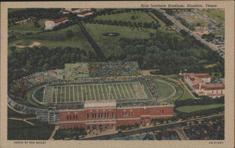 Rice Institute Stadium, Houston Texas Bob Bailey