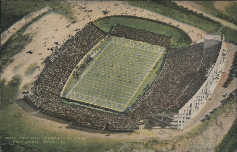 Texas Christian University Stadium, Football Game Fort Worth