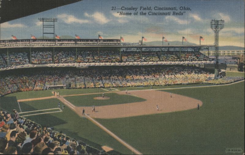 Crosley Field, Home of the Cincinnati Reds Ohio